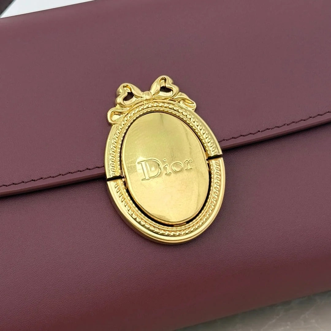 Dior 2026 Medaillon Clutch Multicolors Calfskin 165354
