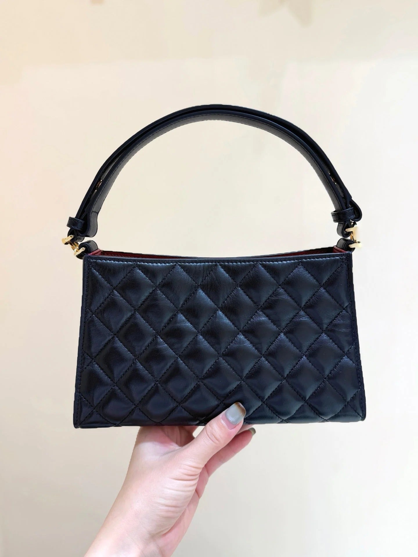 Chanel 2026 Quilting Bag 22.5cm Black Lambskin