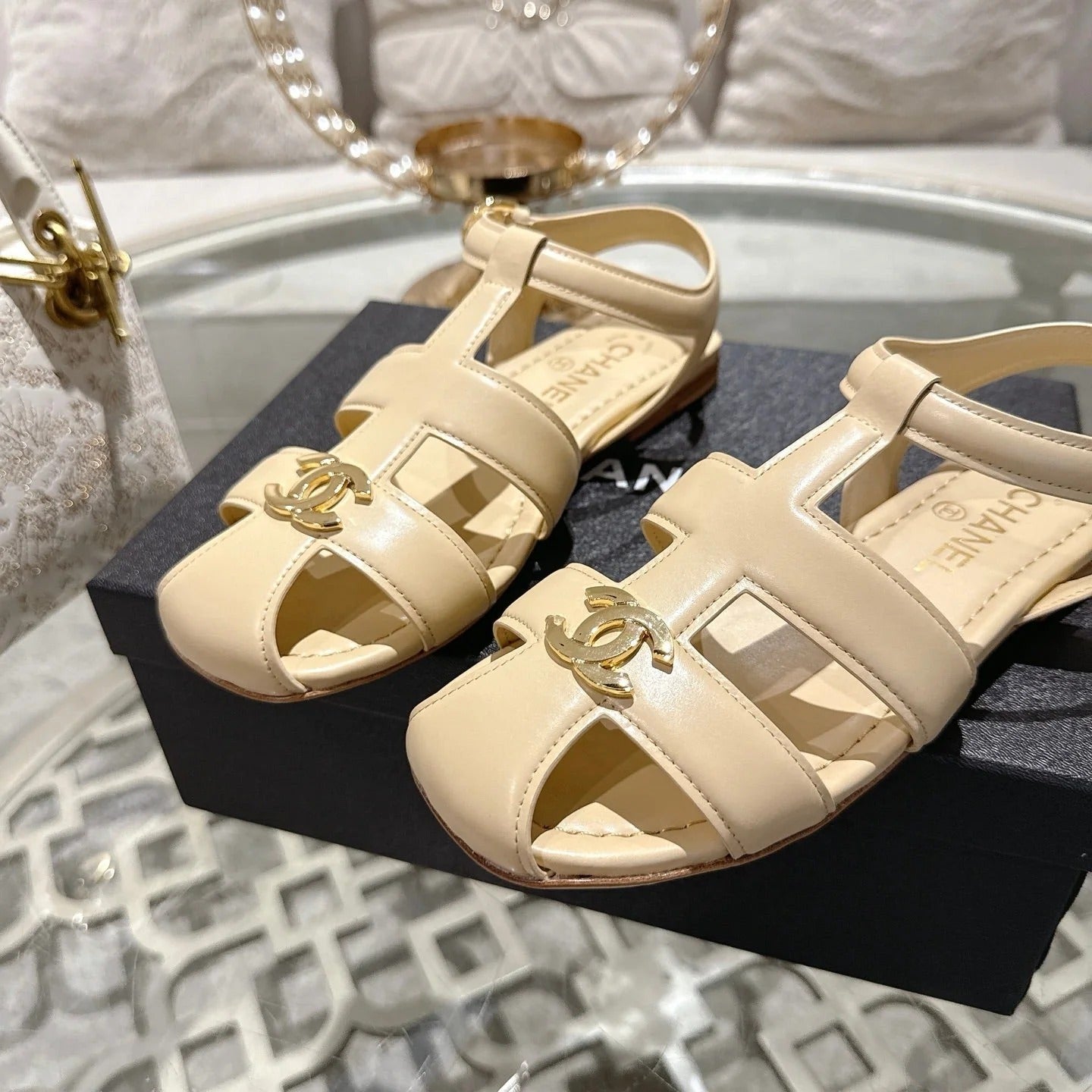 Chanel 2026 Sandals Calfskin 926456