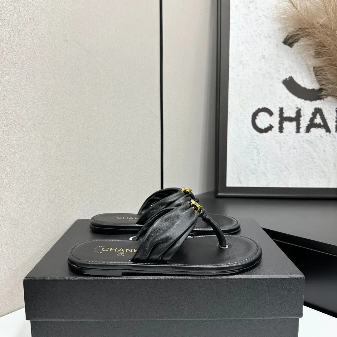 Chanel 2026 Thong Sandals Sheepskin 928636