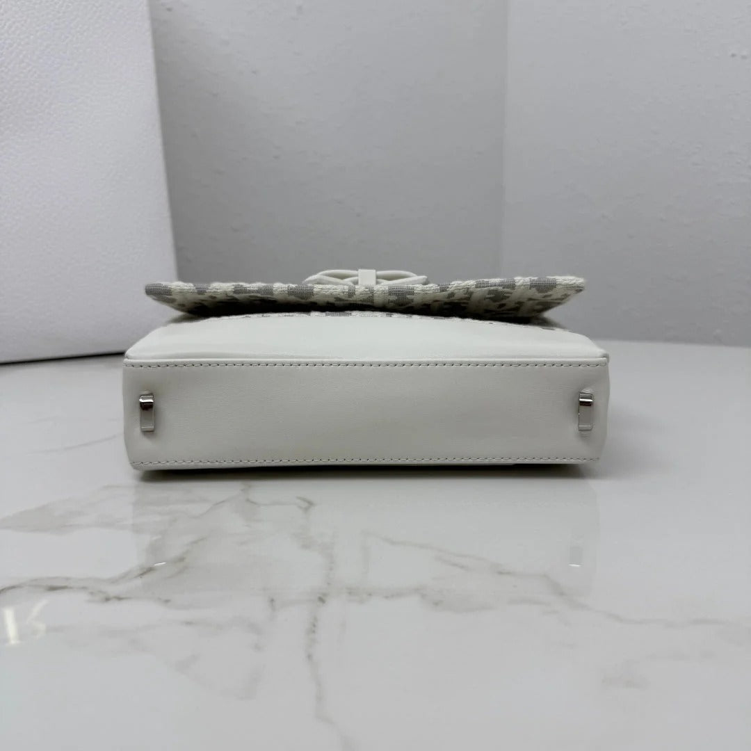 Dior 2026 Chain Bag 21cm Fabric Lambskin