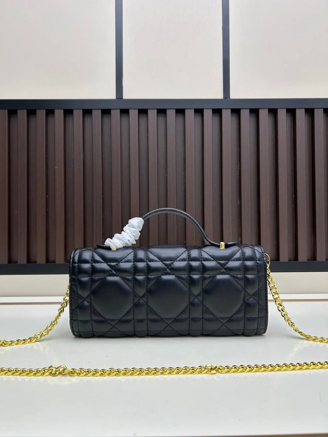 Dior 2026 Miss Caro Top Handle Pouch 24cm Lambskin
