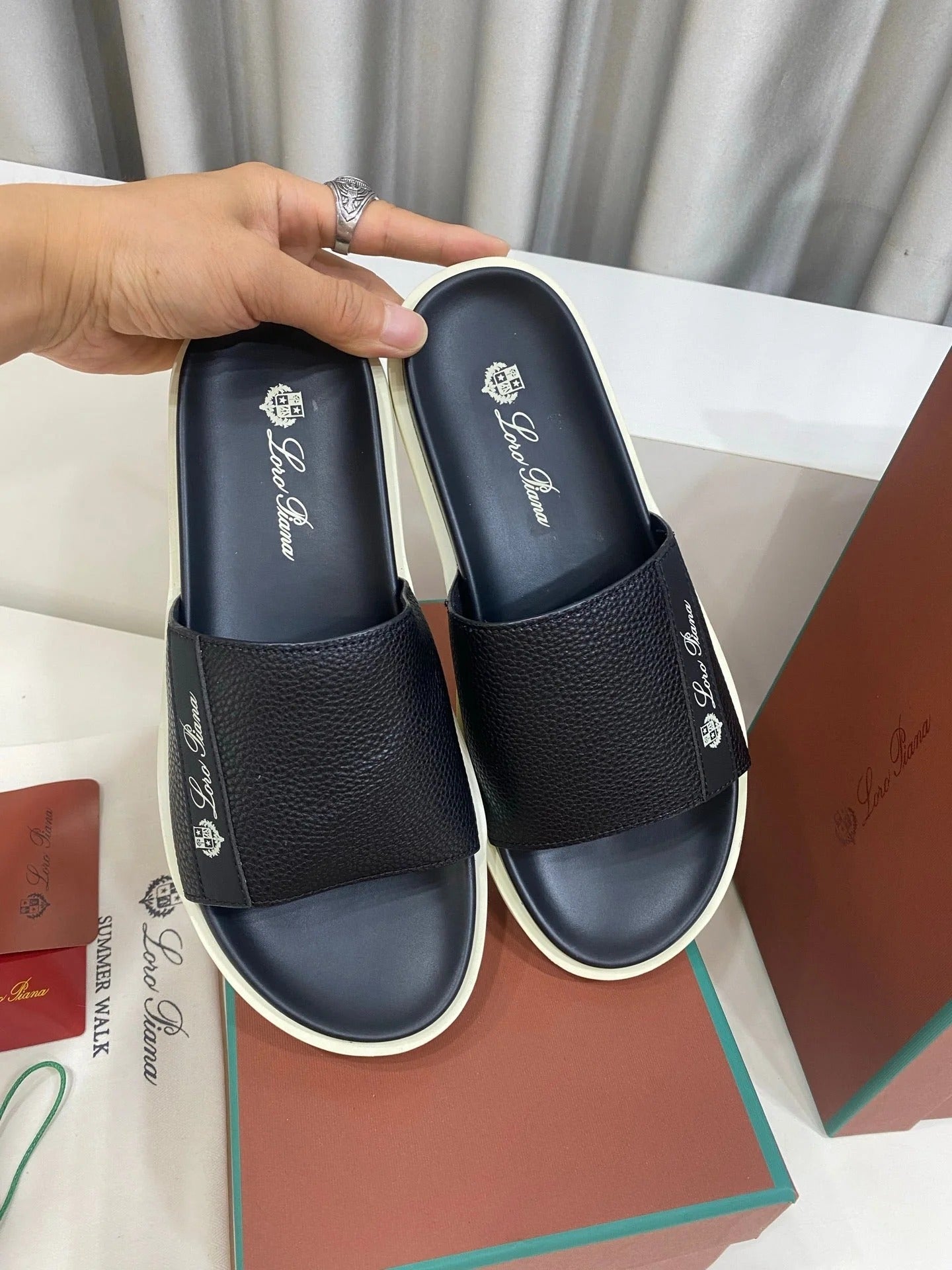 Loro Piana 2026 Slipper Suede Leather 911320