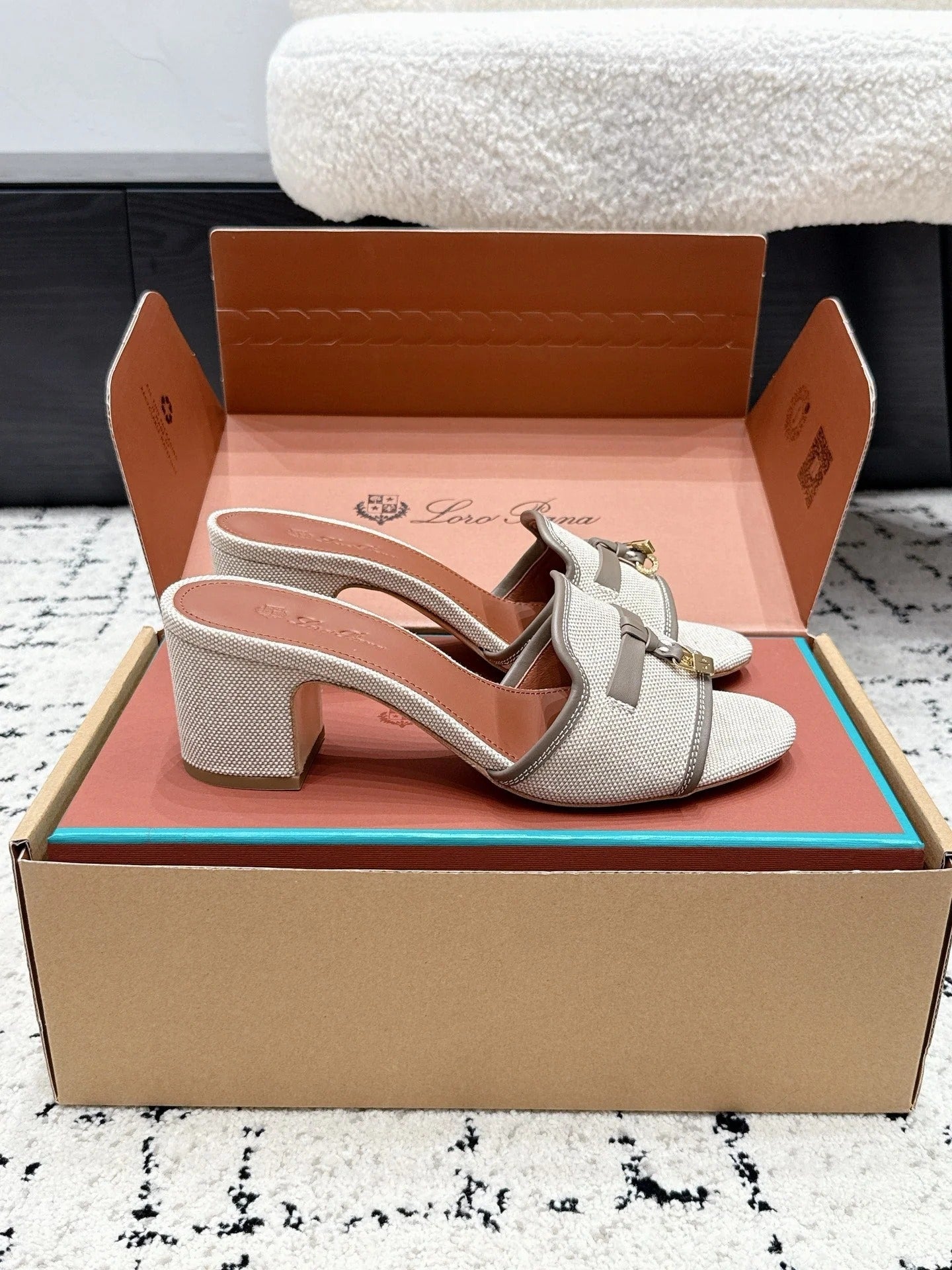 Loro Piana 2026 Sandal Fabric Leather 908846