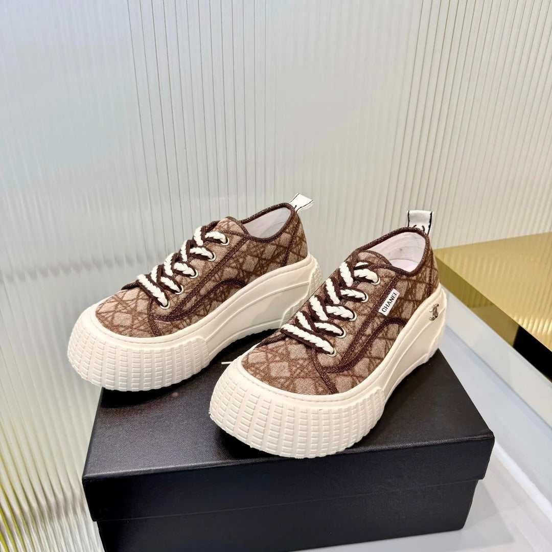 Chanel 2026 Casual Sneakers Denim Leather 927706