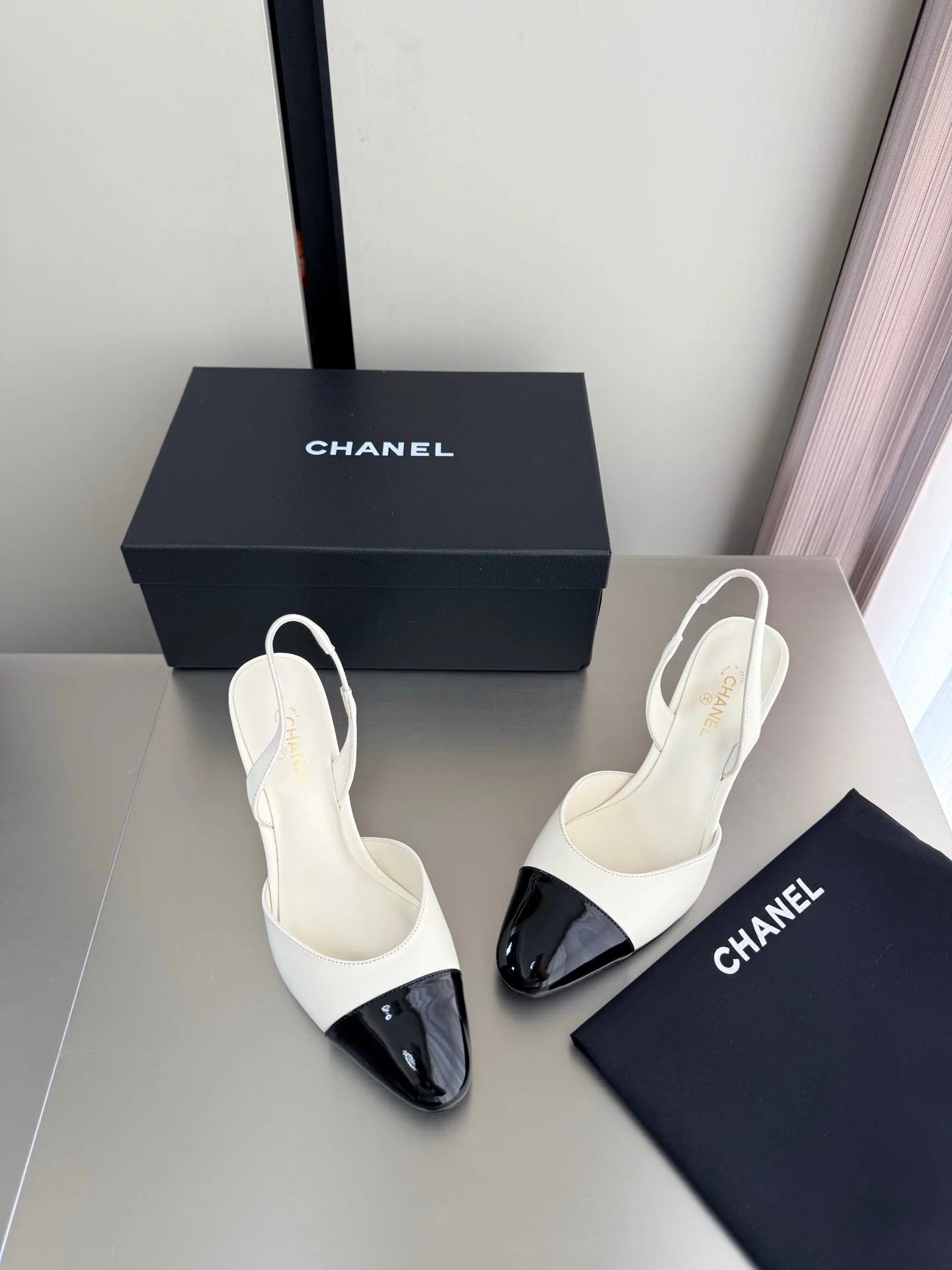 Chanel 2026 Little Red Apple Heel Slingback 85mm Lambskin 929465