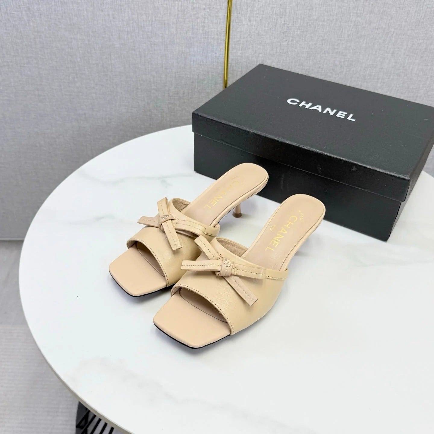 Chanel 2026 Heeled Sandal 35mm Sheepskin 904510