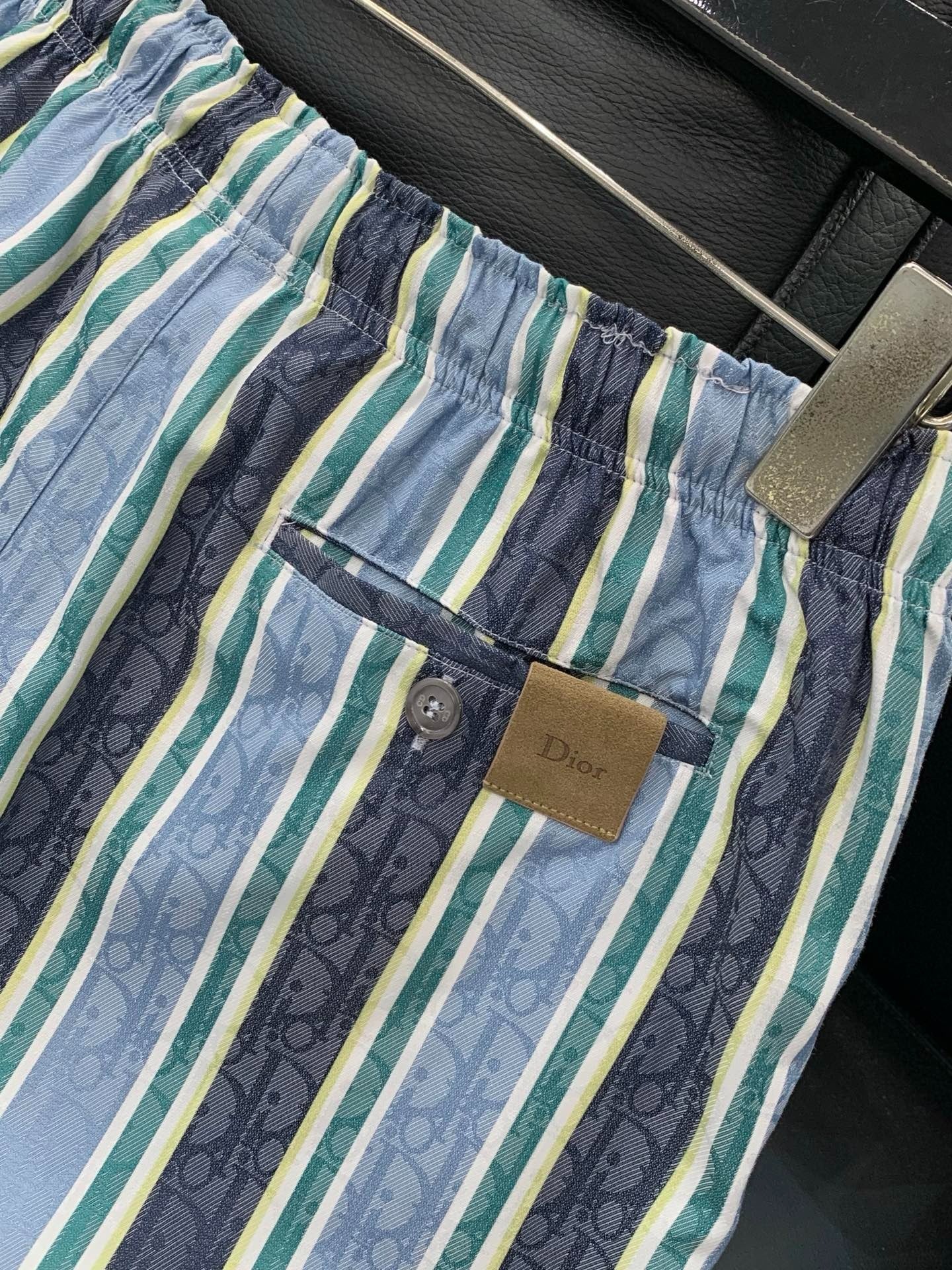 Dior 2026 Set Stripes Blue Cotton 628223