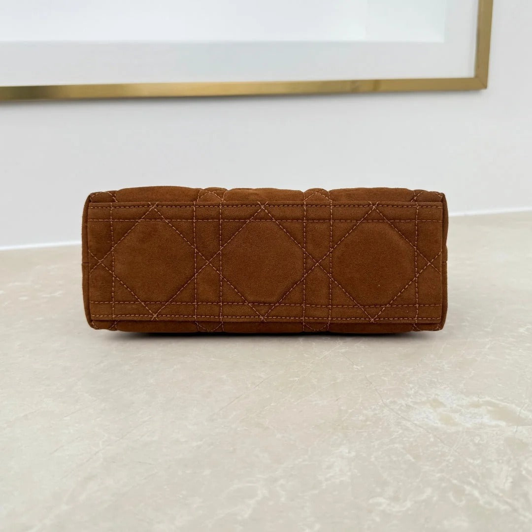 Dior 2026 Adiorable Top Handle Bag 22.5cm Suede Lambskin 166137