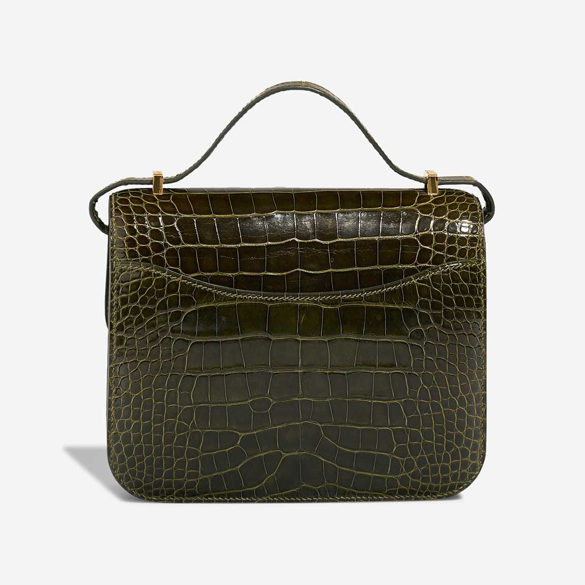 HM Constance Bag 18cm Olive Green Crocodile (15 day for production)