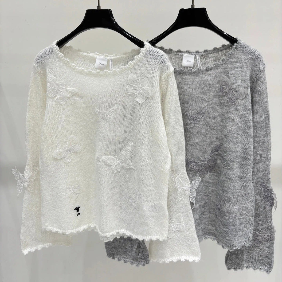 Dior 2026 Lace Butterfly Knitted Top Wool 481899