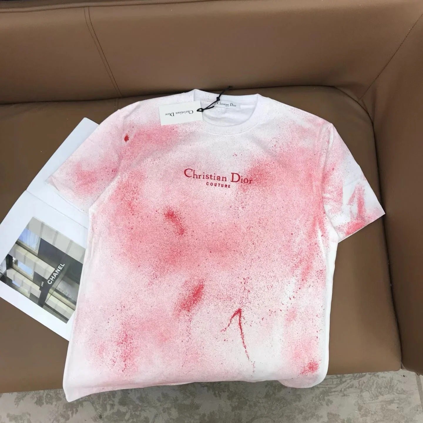 DIOR 25S SHORT-SLEEVE CREW NECK T-SHIRT 857