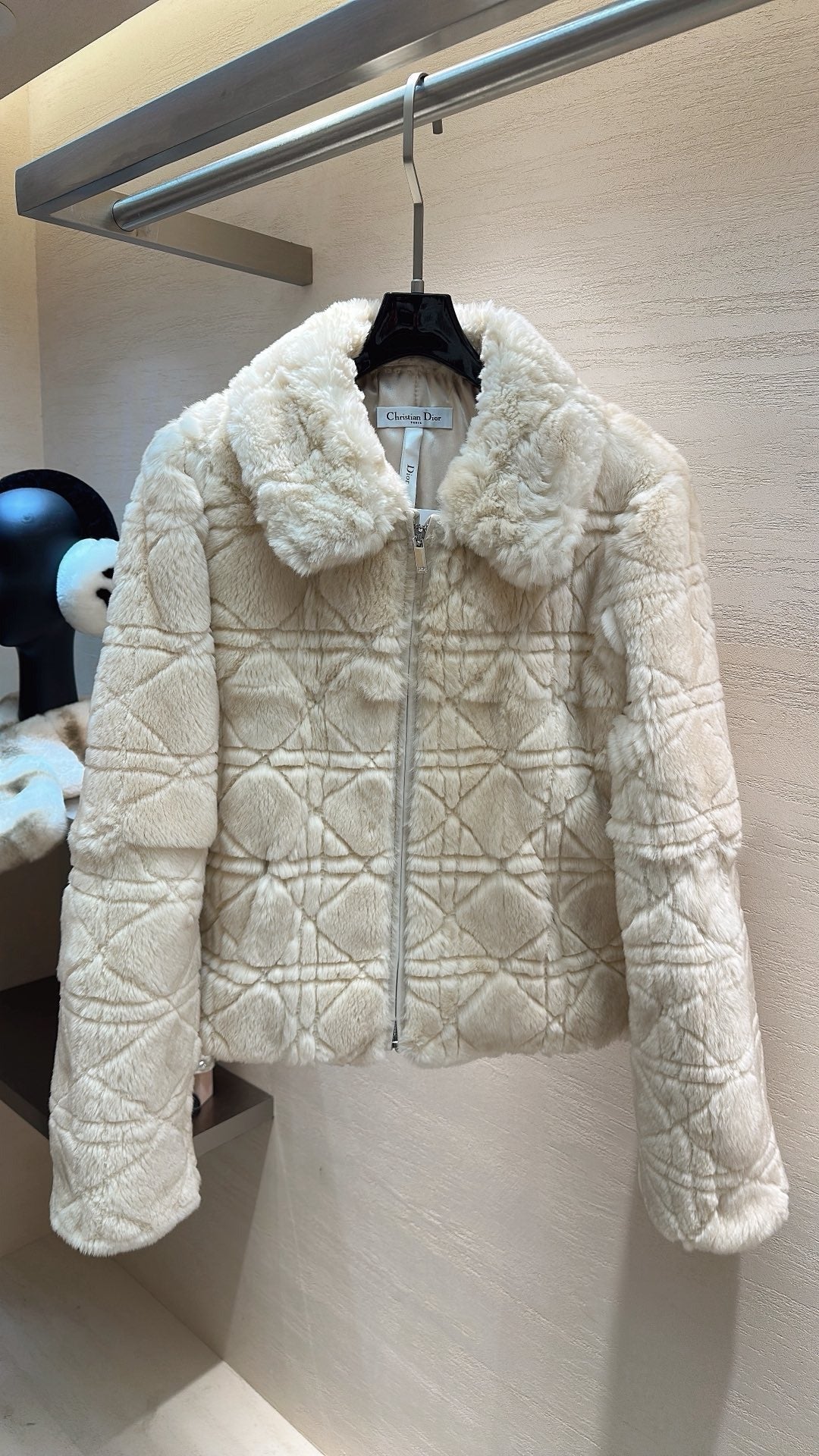 DIOR 25S RABBIT FUR JACKET 627