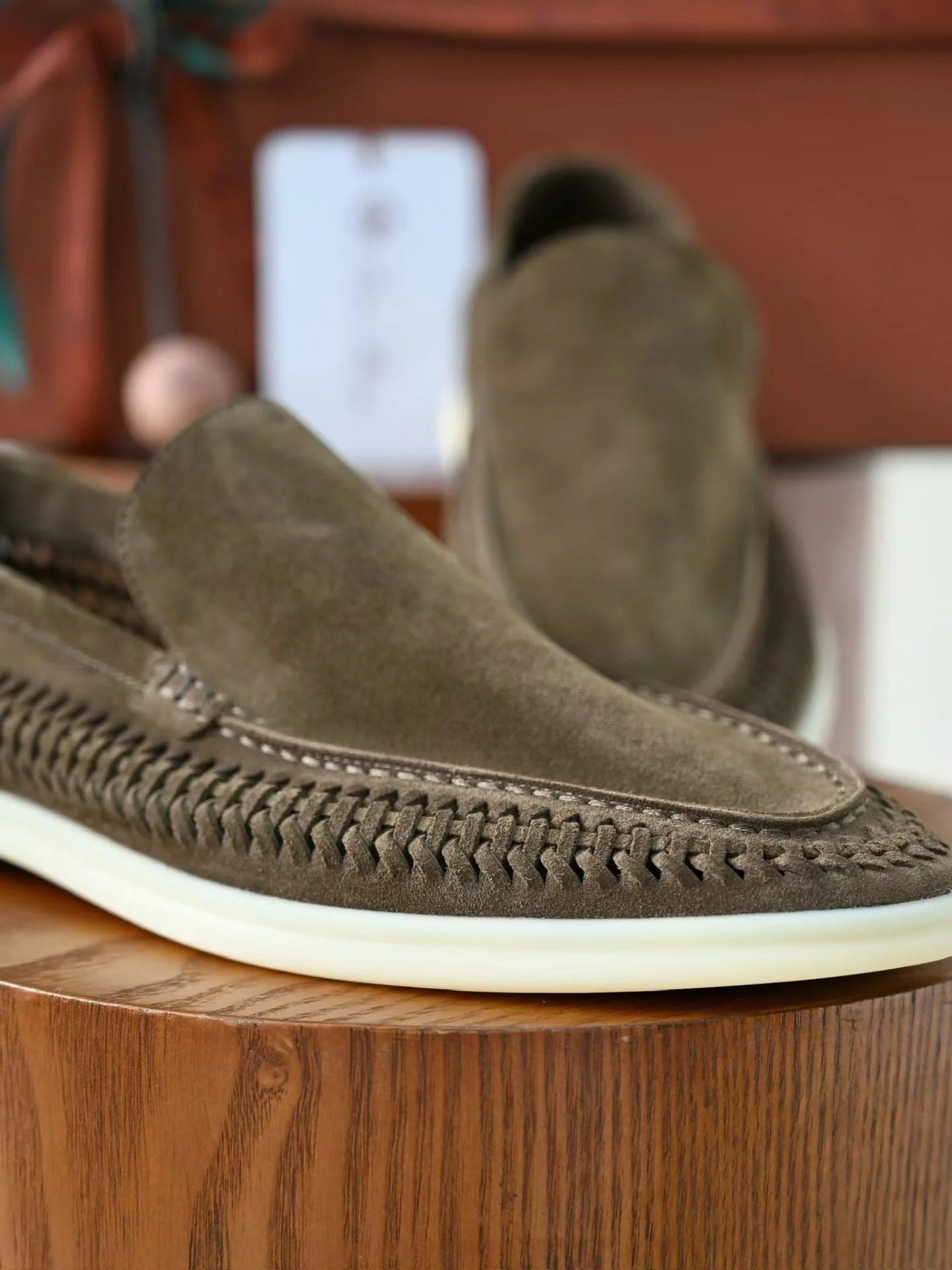 Loro Piana 2026 Summer Walk Loafer Brown Suede Leather 327577