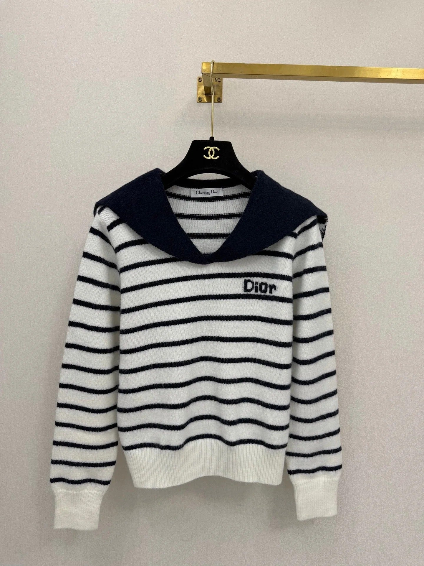 Dior 2026 Striped Sailor-style Sweater Wool 787717