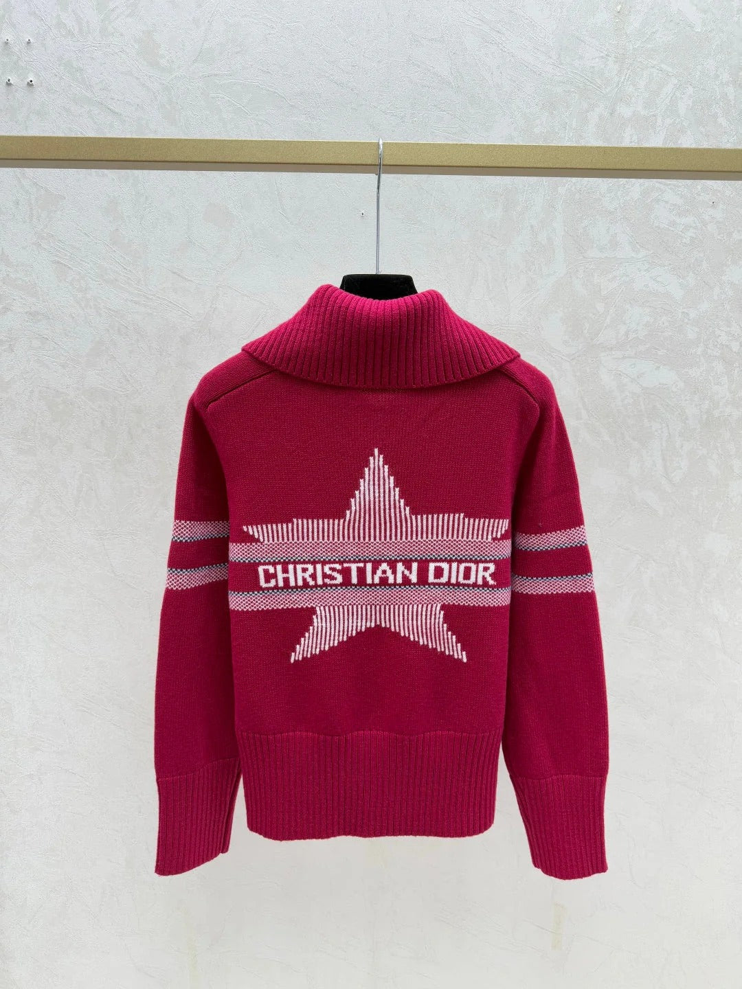 DIOR 25S SHAWL-COLLAR CARDIGAN 642