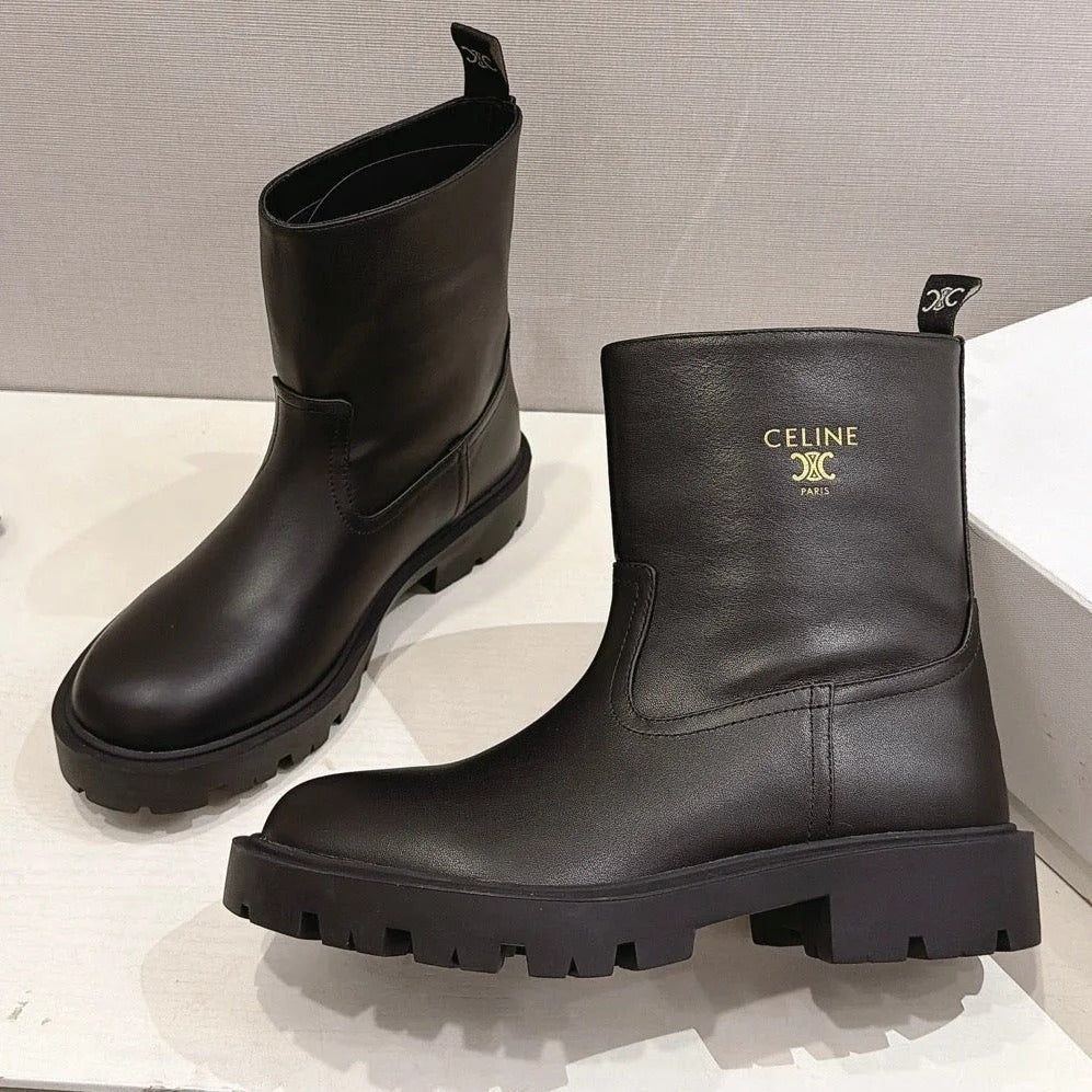 Celine 2026 Margaret Boots Leather 101100