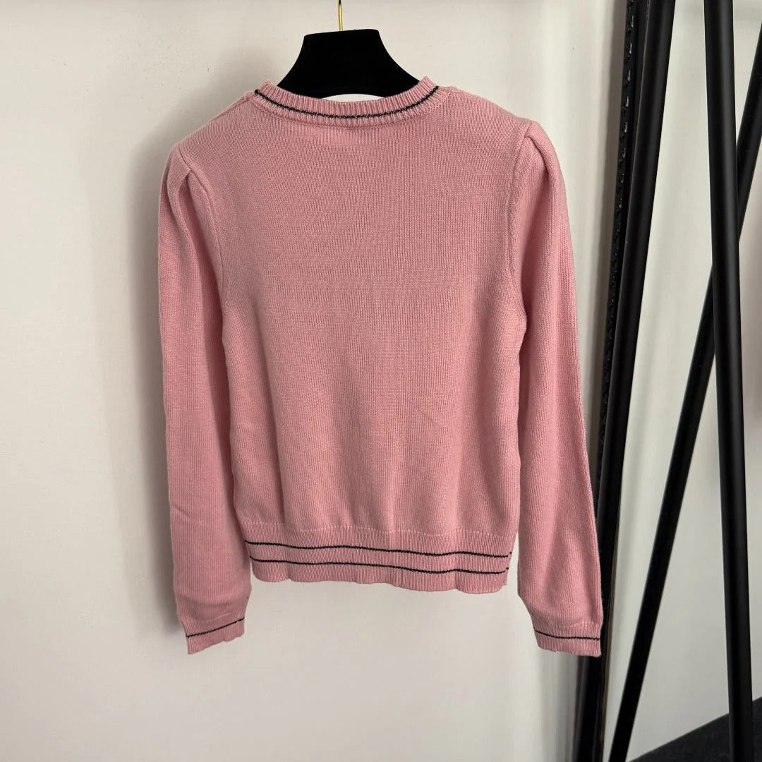 DIOR 25S LONG-SLEEVE SWEATER 655