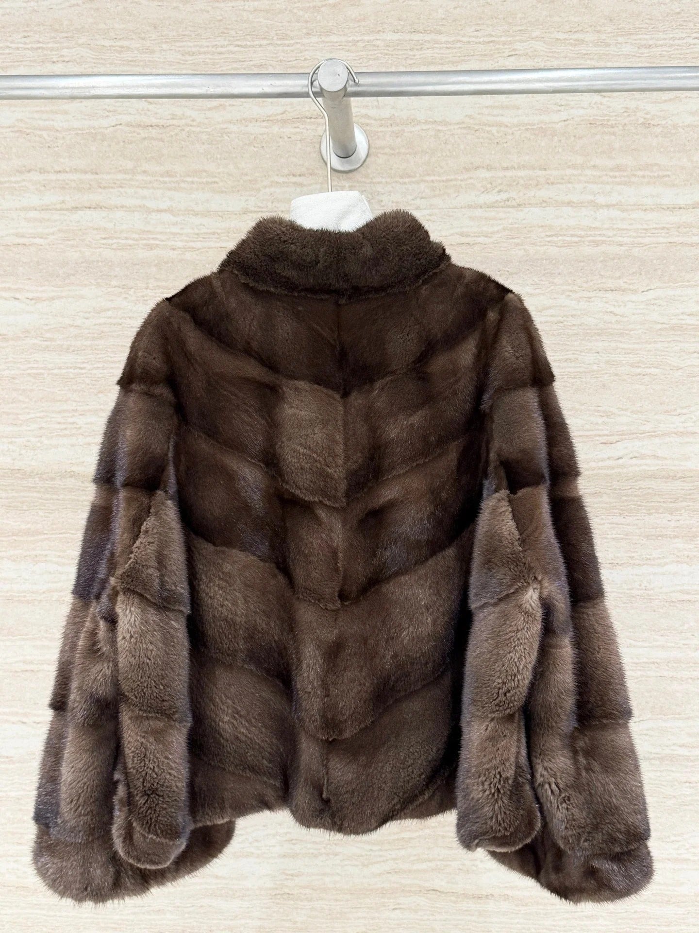 DIOR 25S STAND-COLLAR MINK FUR JACKET 776