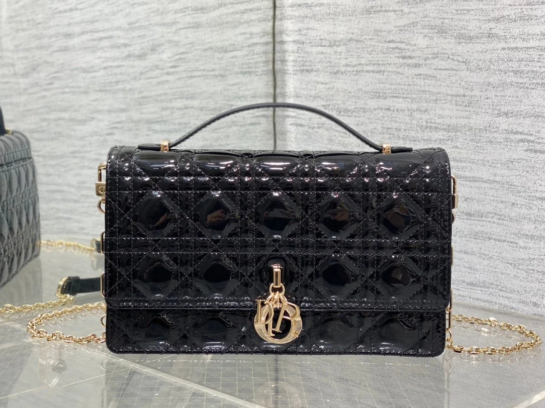 Dior 2026 My Dior Top Handle Bag 24cm Multicolors Quilted Leather