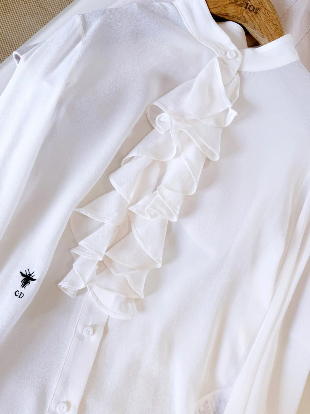 DIOR 25S PLEATED SHIRT 721