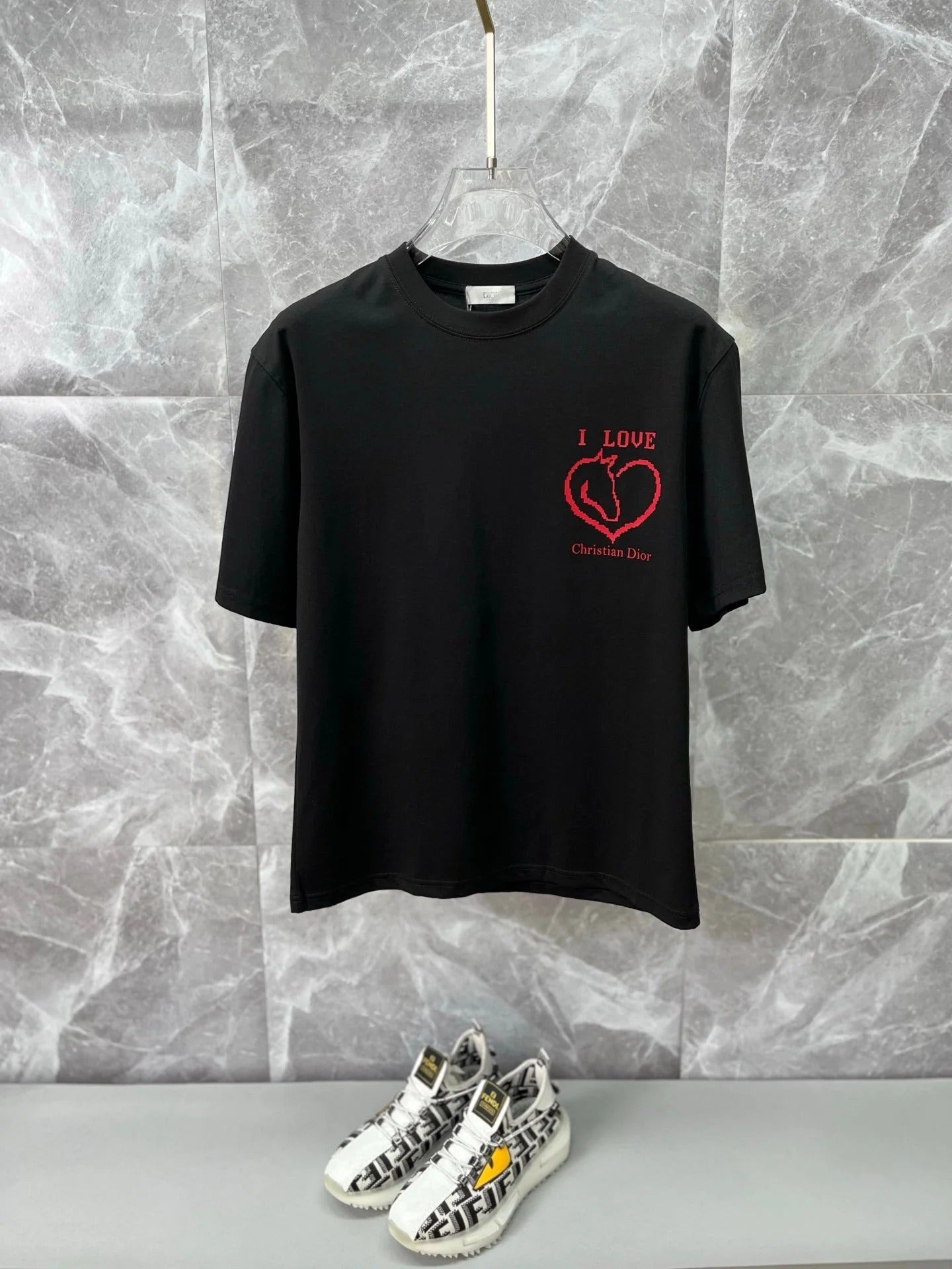 CD 2026 Unisex Heart Short-Sleeve T-Shirt Cotton 316924