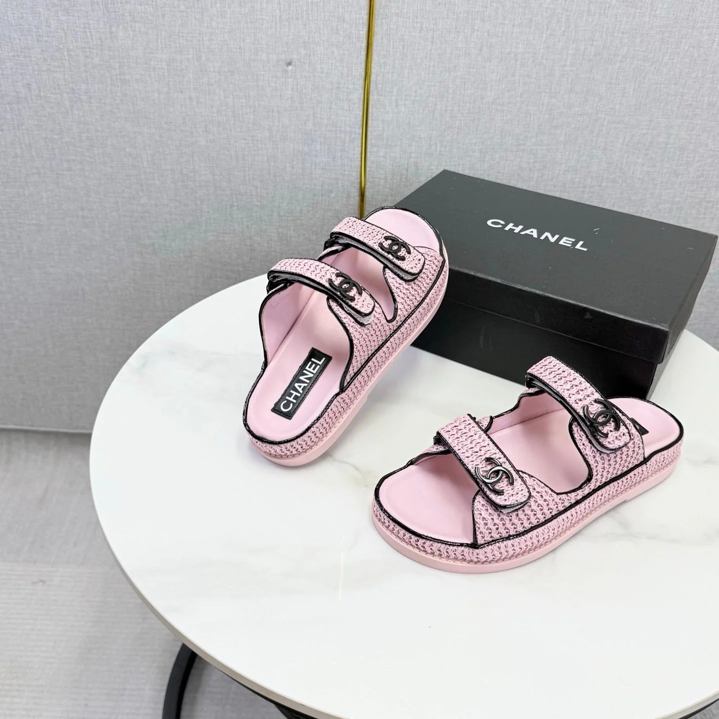 Chanel 2026 Slipper Woven Sheepskin 904539