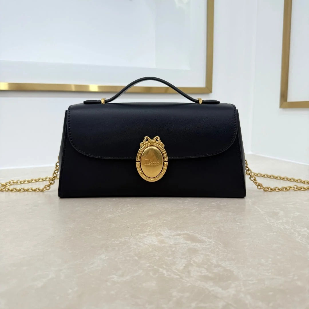 Dior 2026 Medaillon Clutch Multicolors Calfskin 165354