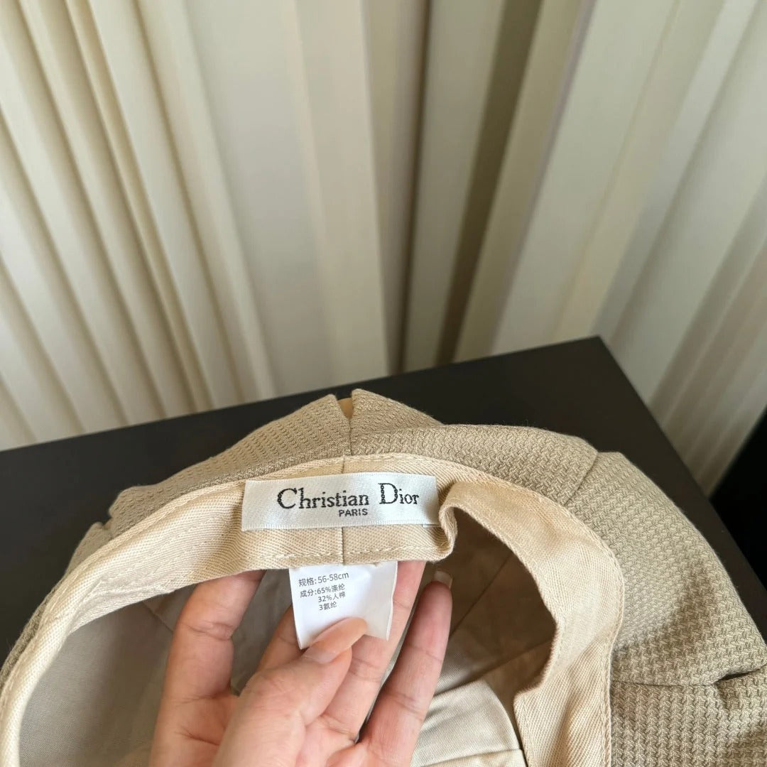Dior Beret Beige Cotton 425673