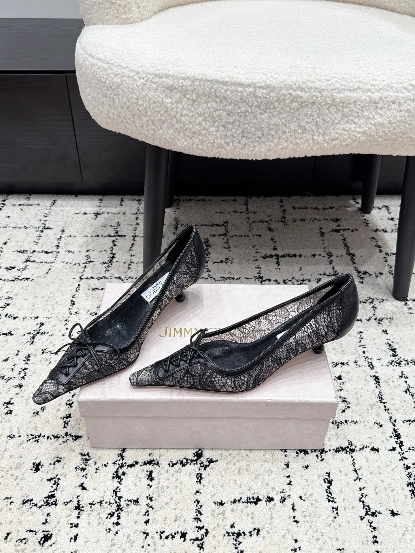 Jimmy Choo 2026 Scarlett Pumps 45mm Lace 908424