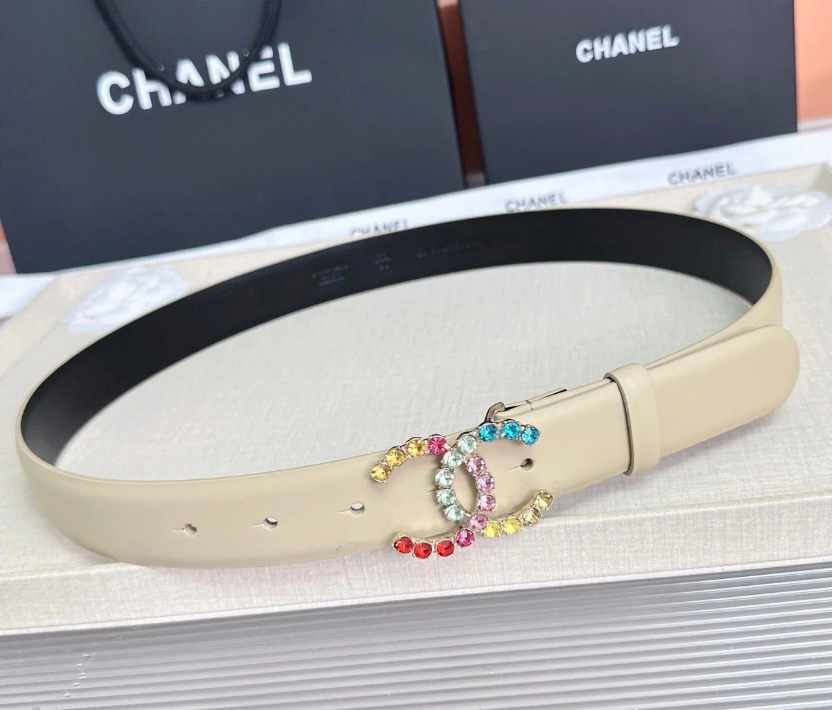 Chanel 2026 Multi-Colored Crystals Belt 30mm 210283