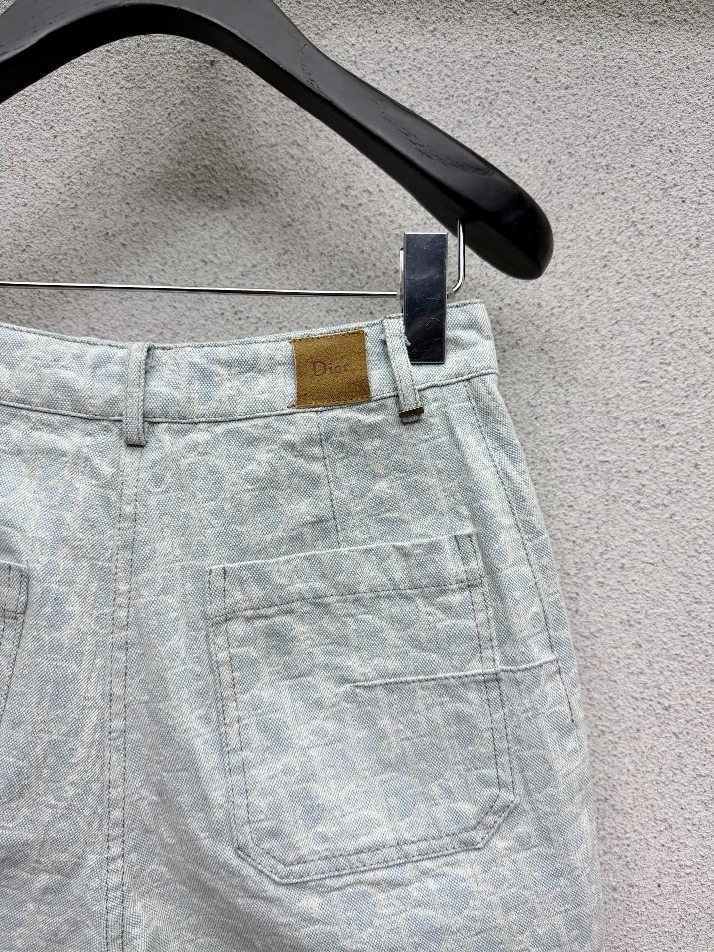 Dior 2026 Demin Jean Short Light Blue Cotton 400978