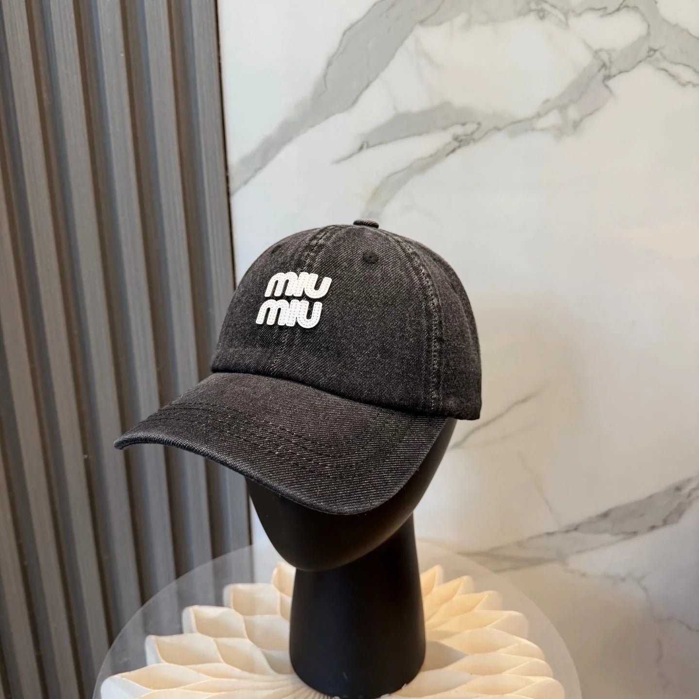 Miumiu Denim Baseball Cap 250019