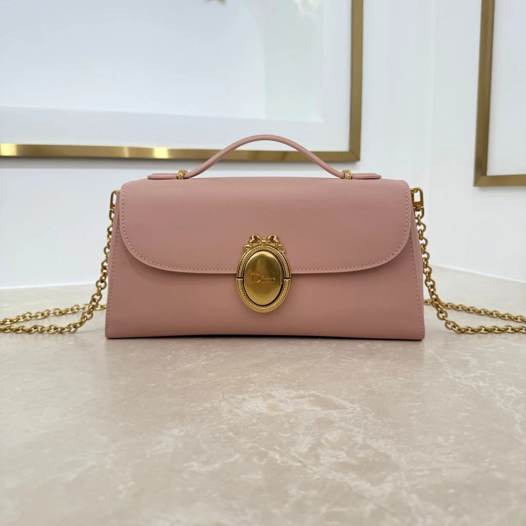 Dior 2026 Medaillon Clutch Multicolors Calfskin 165354