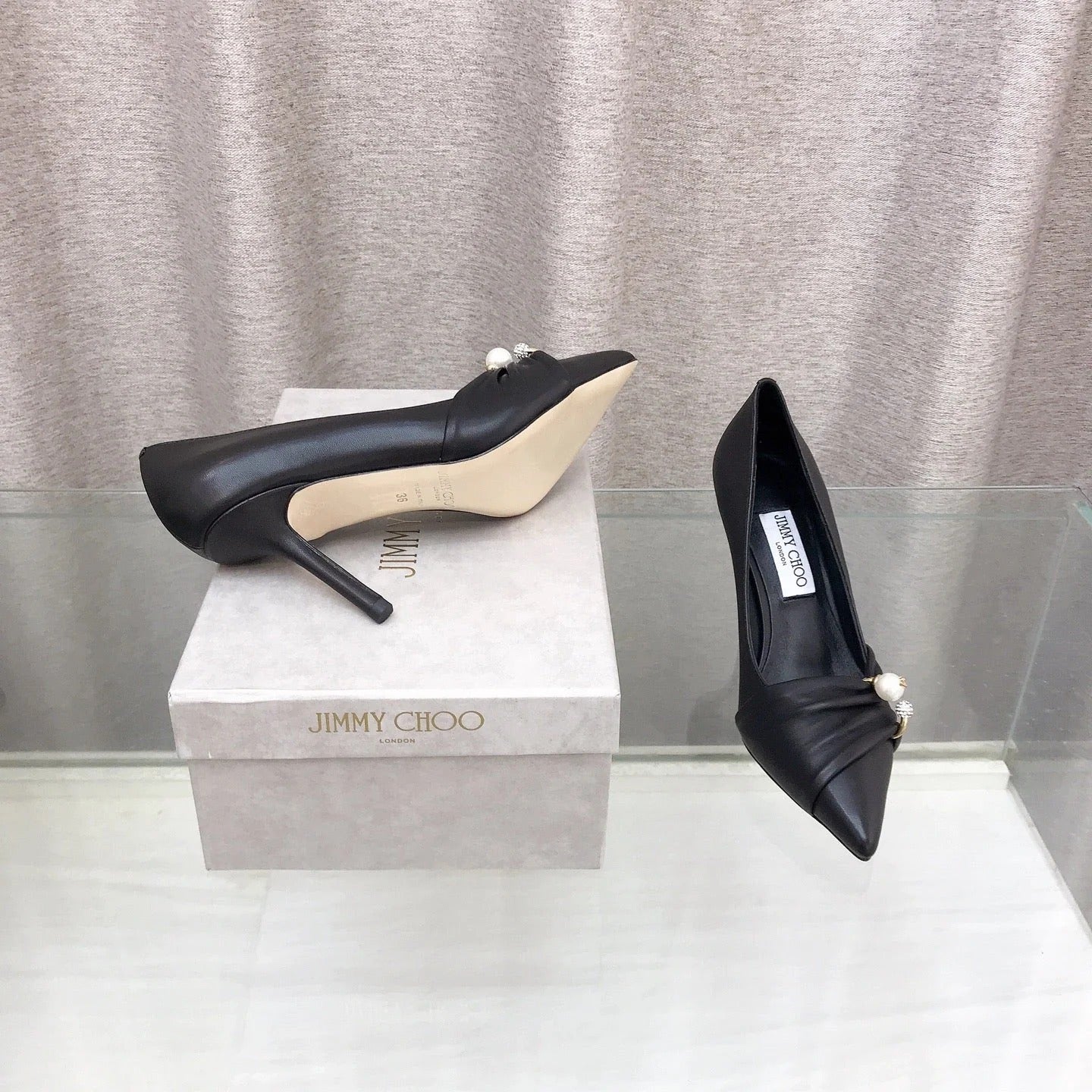 Jimmy Choo 2026 Rafi Shoe Mianyang Leather 956643