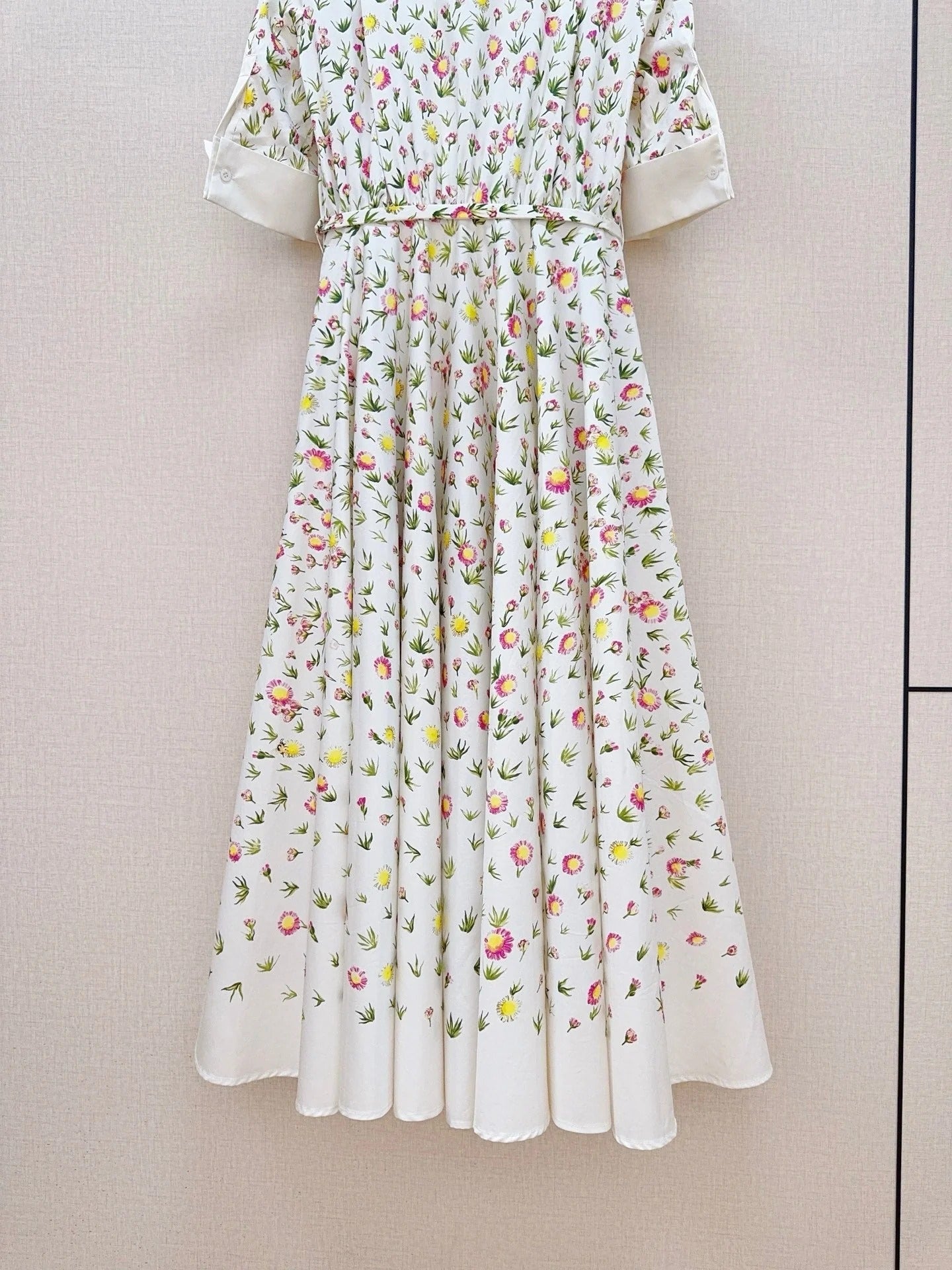 Dior 2026 Printed Dress Cotton Poplin 571250