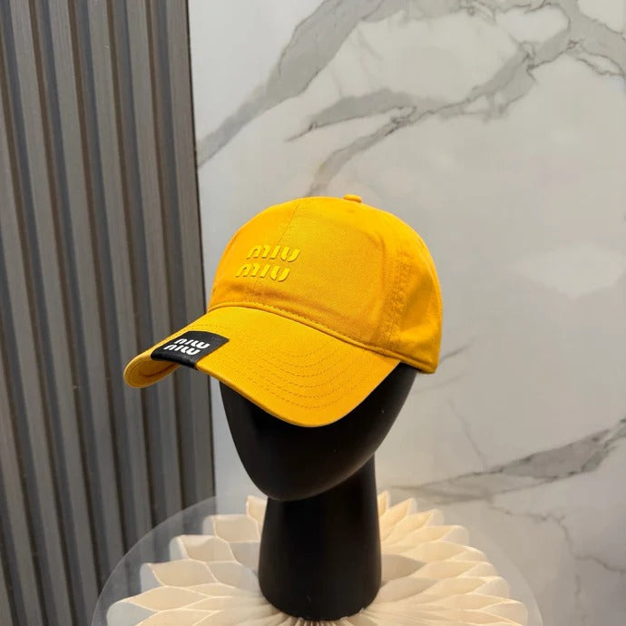Miumiu Baseball Cap Cotton 262130