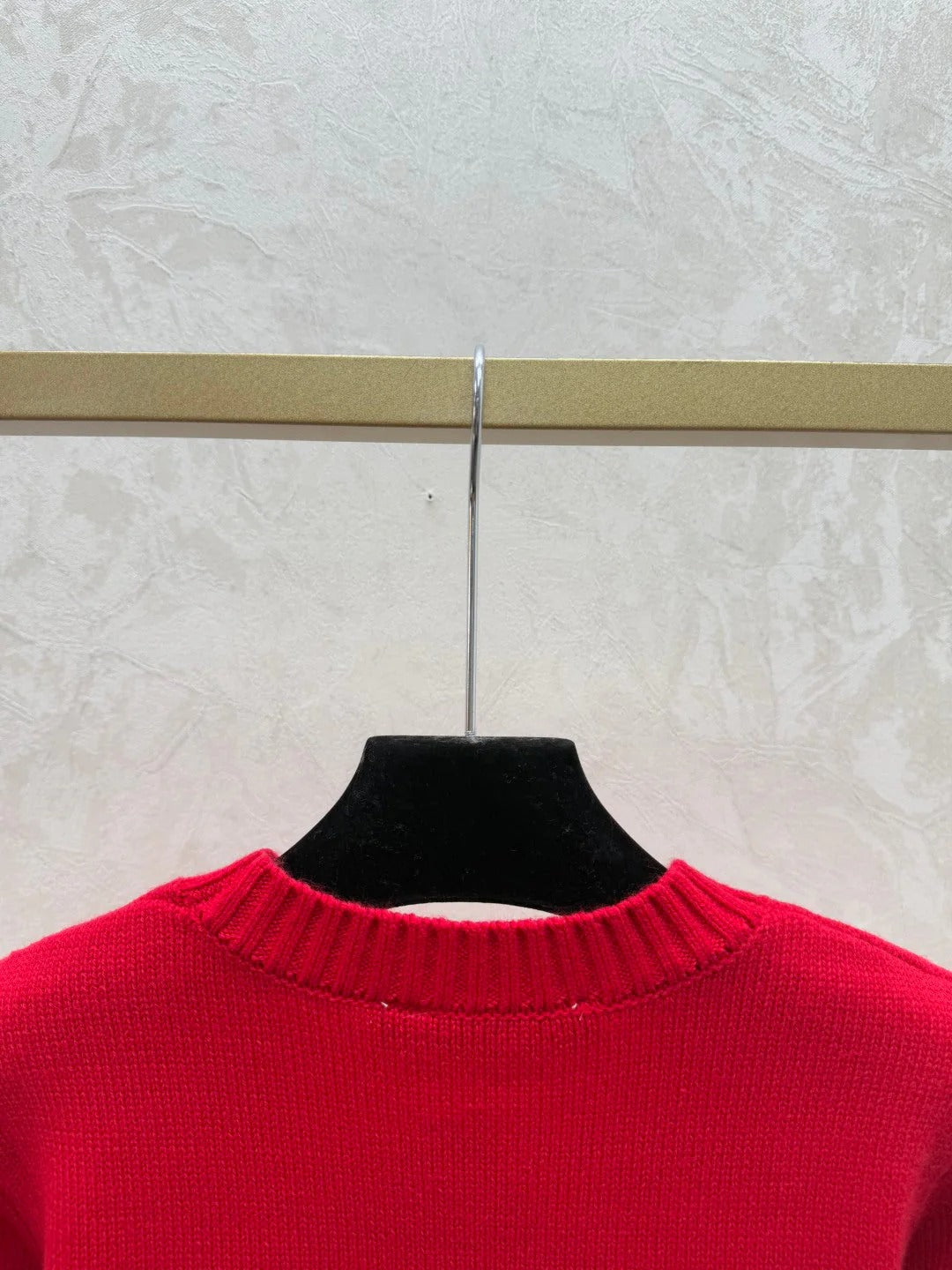 DIOR 25S LONG-SLEEVE KNIT CREWNECK SWEATER 641