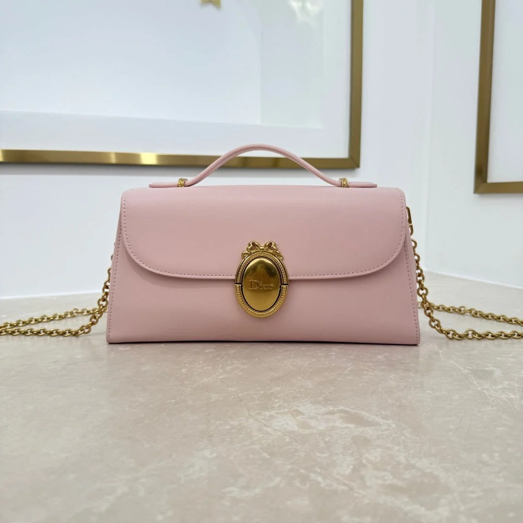 Dior 2026 Medaillon Clutch Multicolors Calfskin 165354