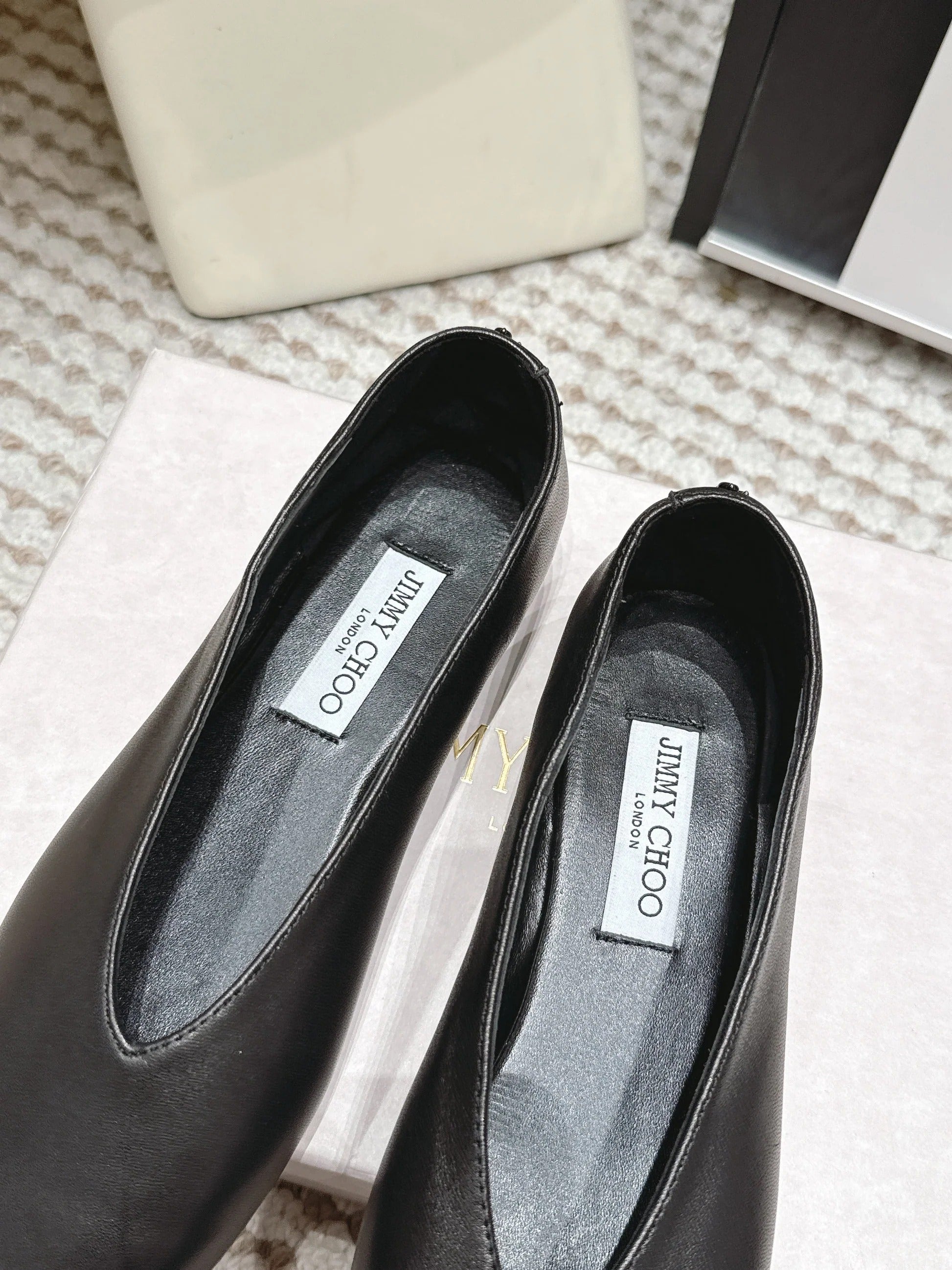 Jimmy Choo 2026 Margot Ballet Flats Sheepskin 930985