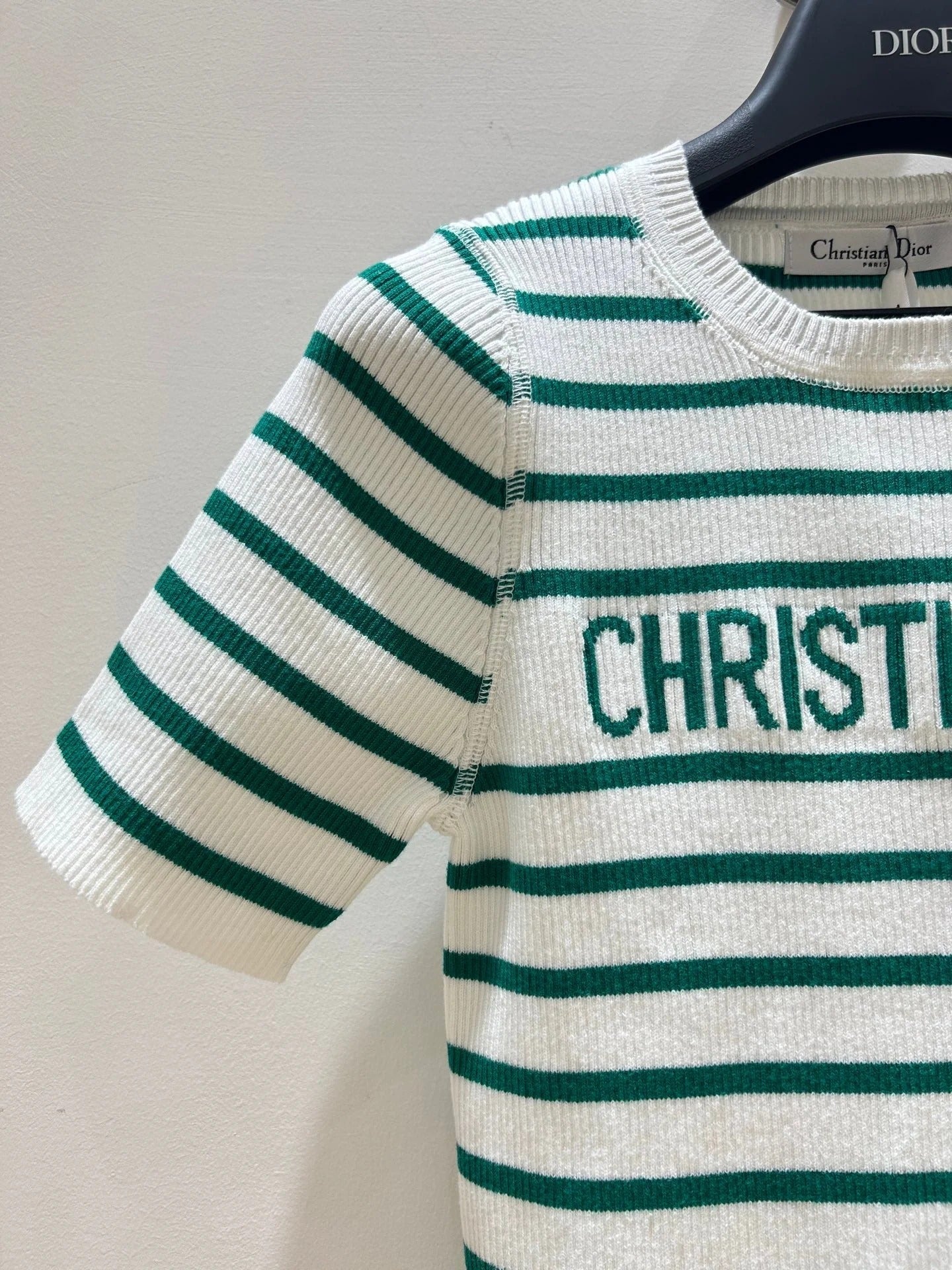 DIOR 25S STRIPED SHORT-SLEEVE T-SHIRT 671