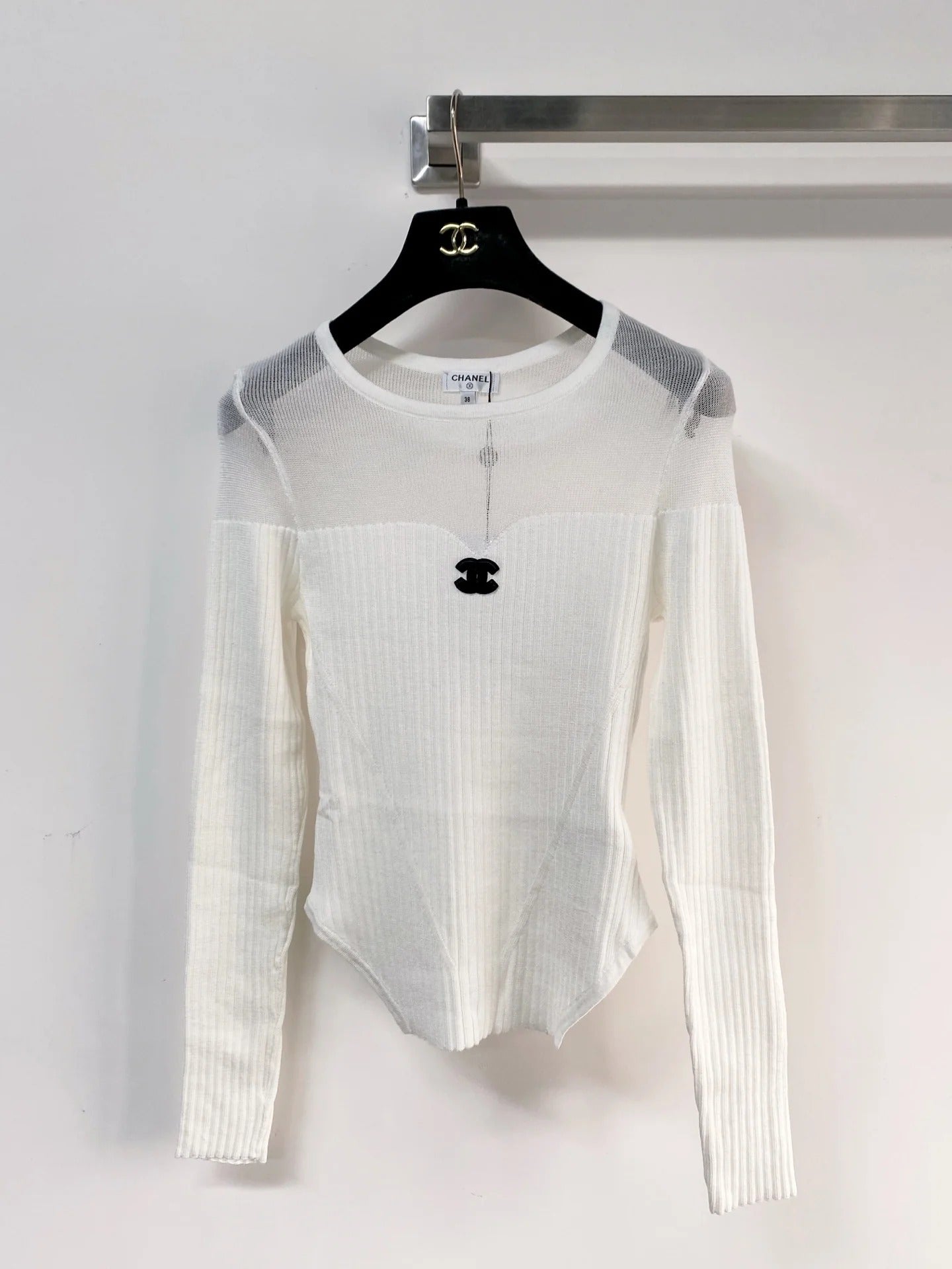 Chanel 2026 Long-Sleeve Top Wool 166733