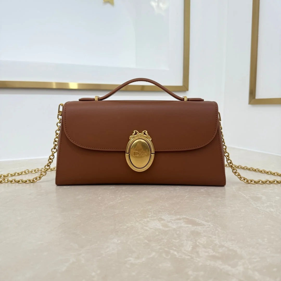 Dior 2026 Medaillon Clutch Multicolors Calfskin 165354
