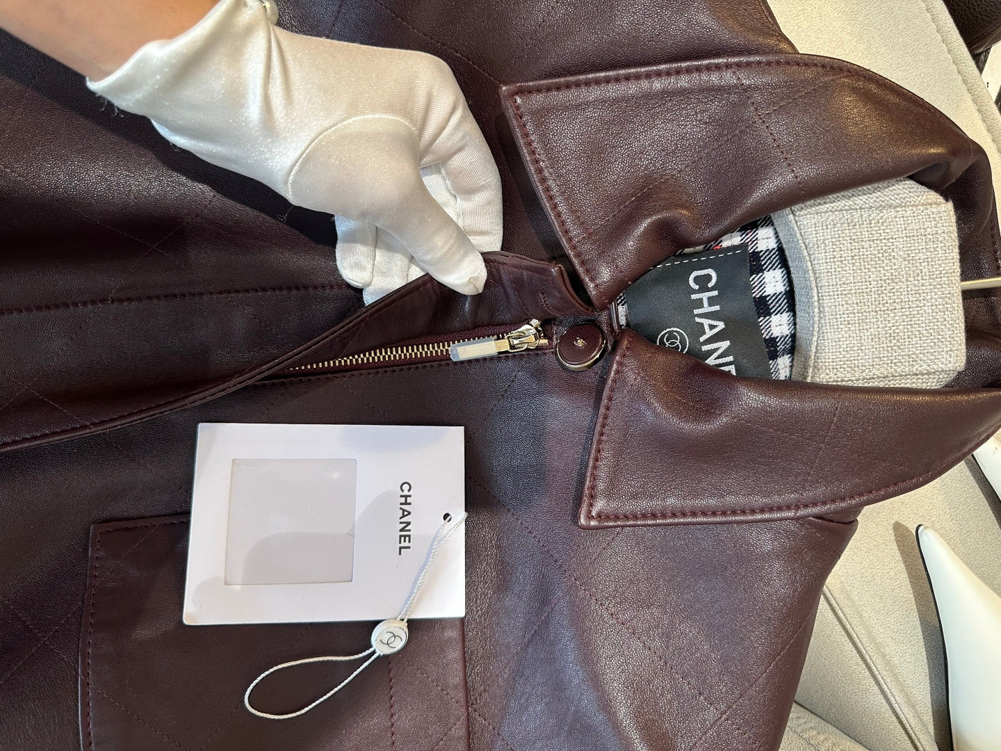 Chanel 26s Retro Leather Jacket 1286