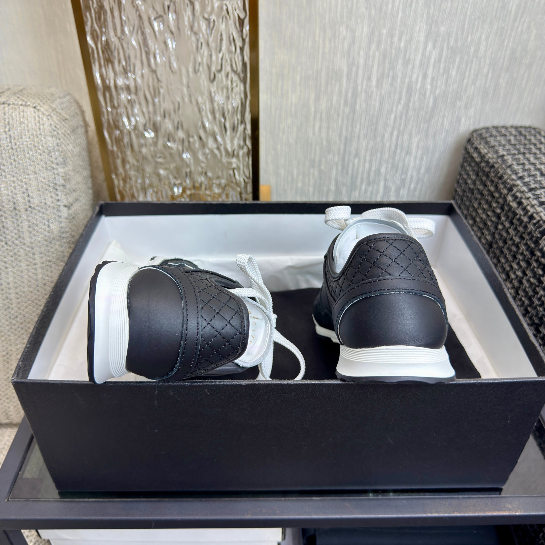 Chanel 2025 Sneaker Black  Cowhite & Suede 507457