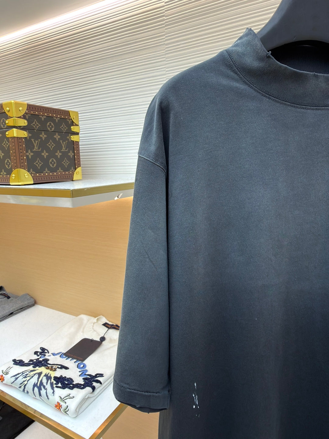 Maison Margiela Logo-Print T-Shirt Grey 530059
