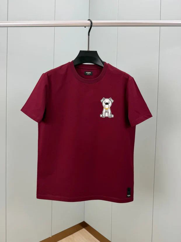 Fendi 2026 Men's Short-Sleeve T-Shirt Cotton 803004