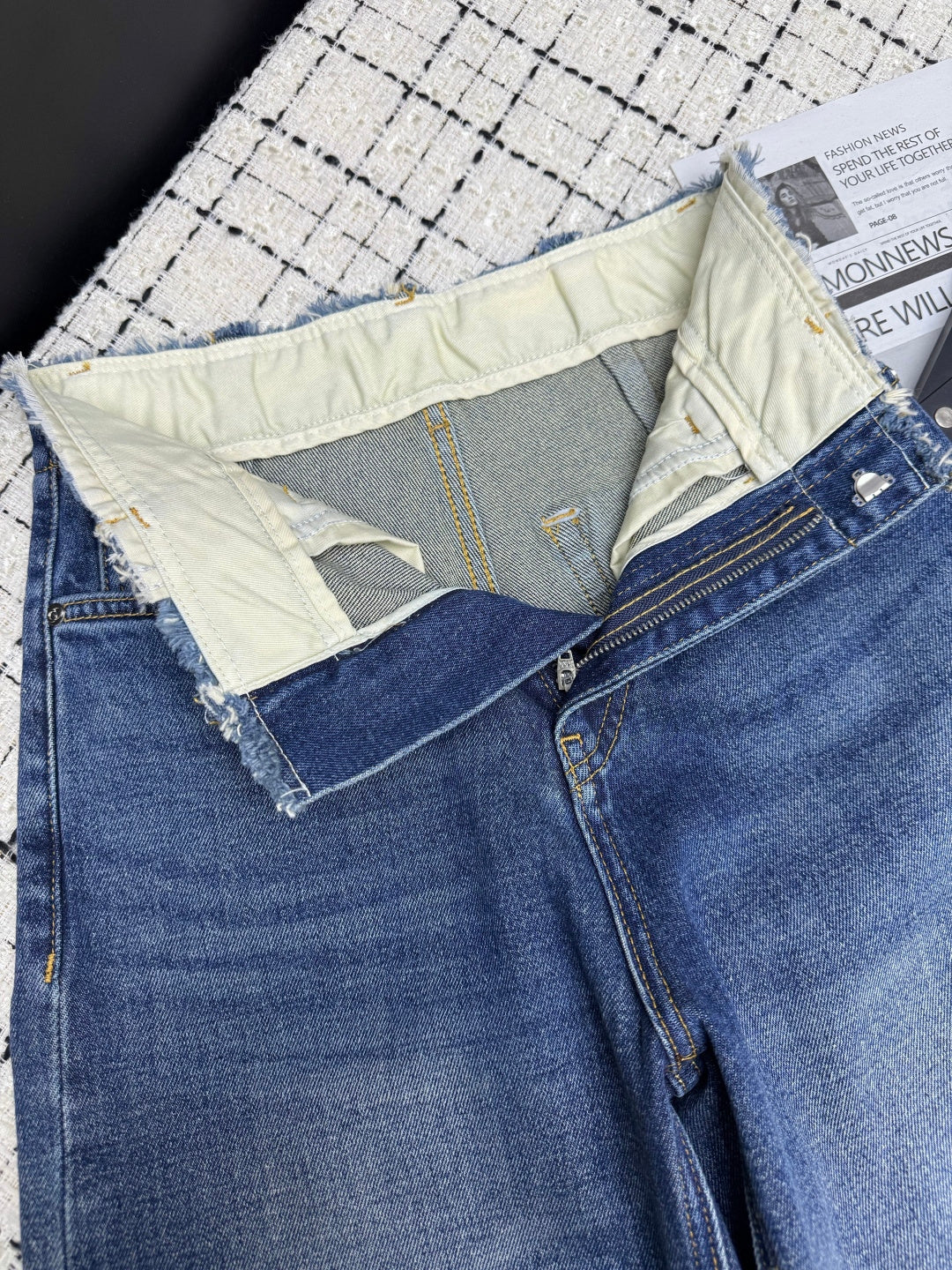 CD Flared Jeans Embroidered Logo Applique 404868