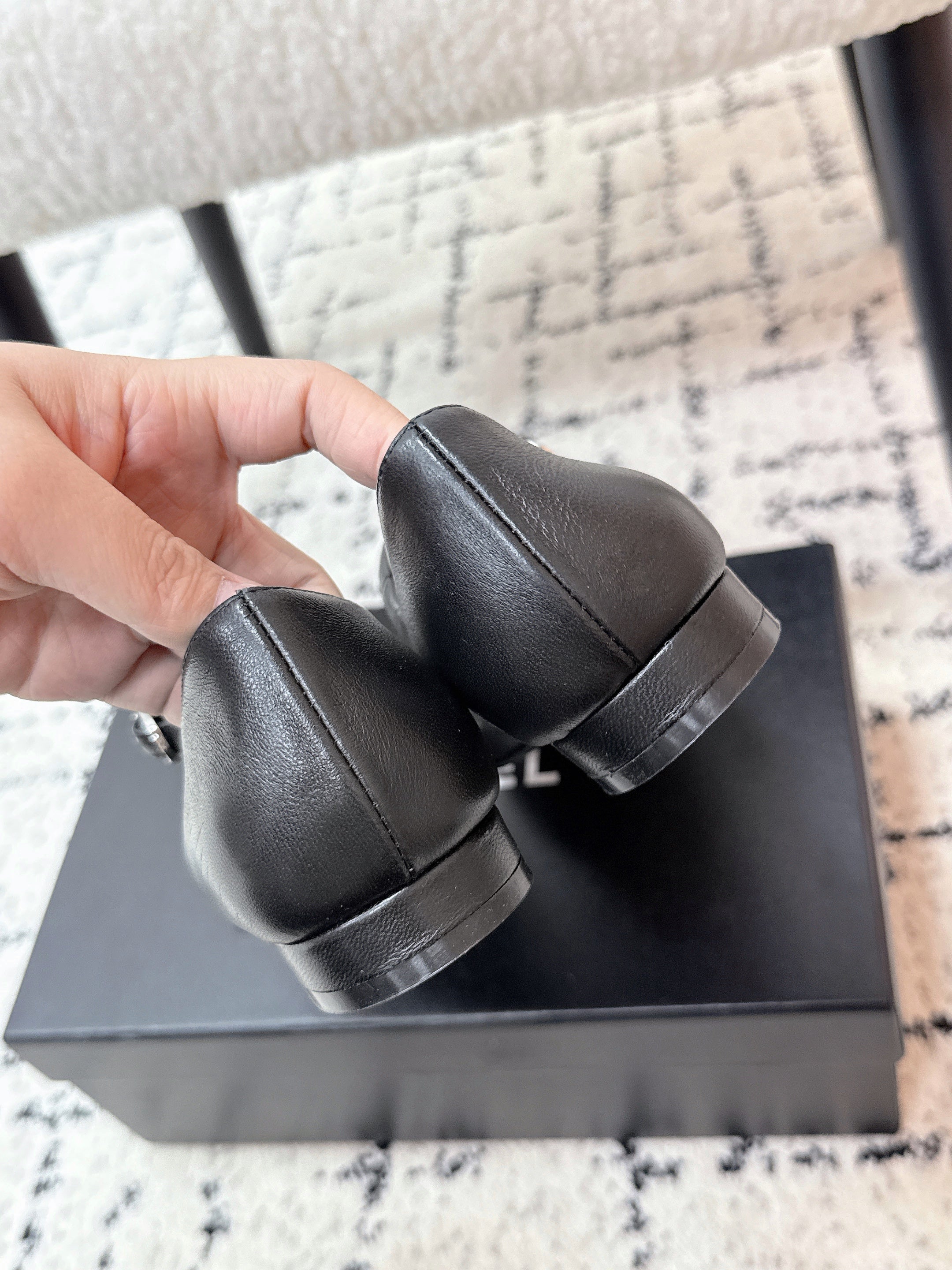 CC 25B MaryJane Shoes Black Sheepskin