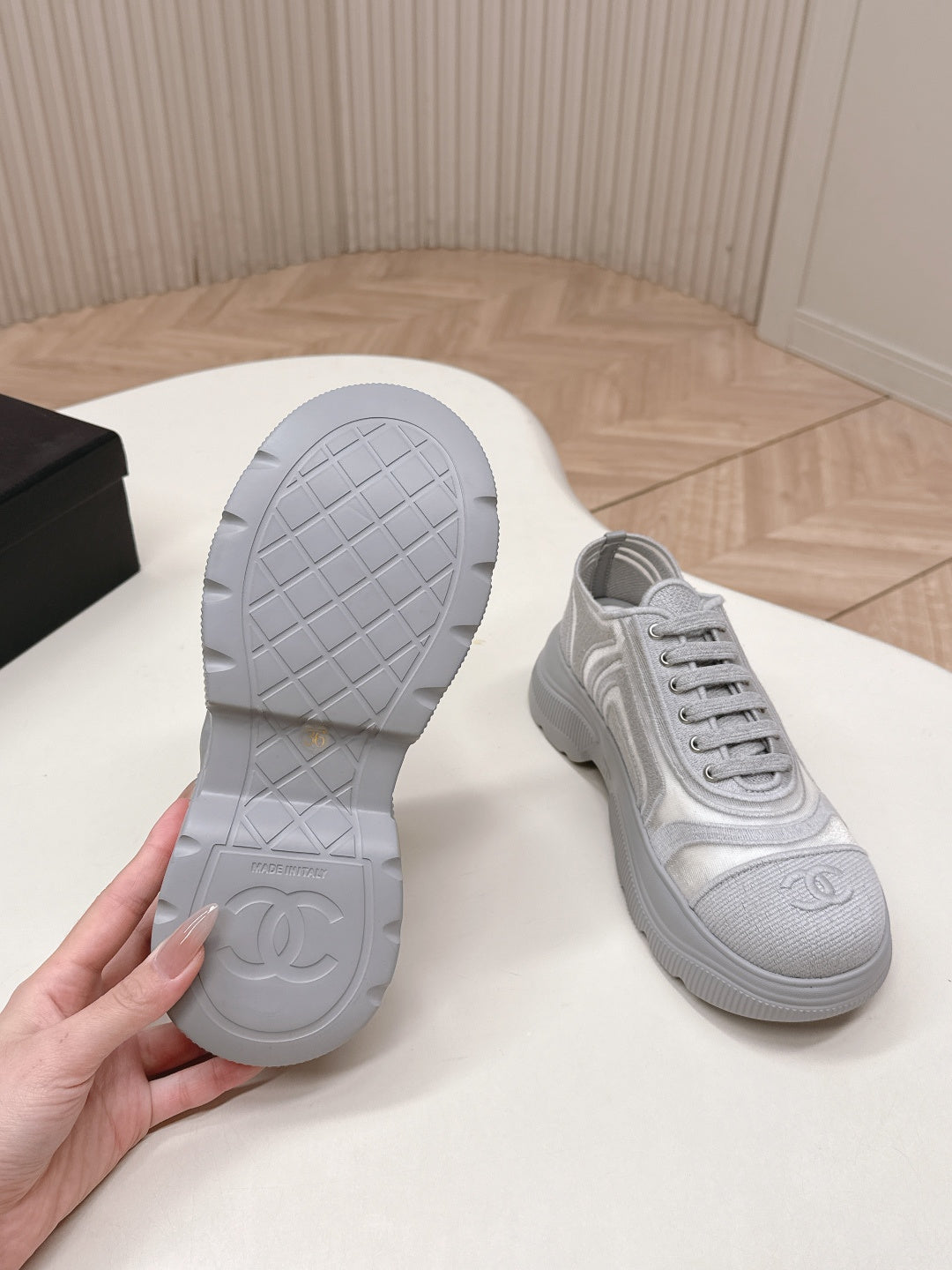 CC 26s Sneaker Light Grey Mesh Fiber 612016